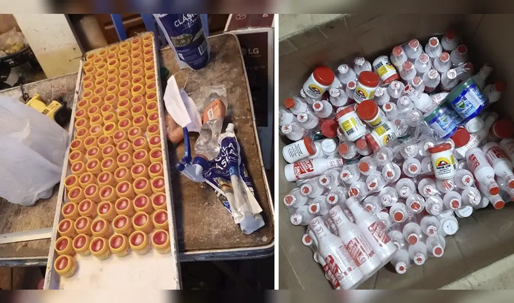 Productos medicinales eran fabricados de forma ilegal en una vivienda en el distrito de Paucarpata.