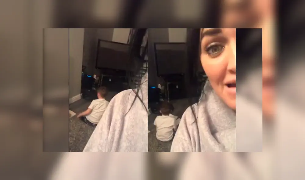 Mujer entró a la sala de su casa para ver lo que hacía su hijo en su ausencia y se llevó una tremenda sorpresa que no dudó en compartir en YouTube y Facebook Mujer entró a la sala de su casa para ver lo que hacía su hijo en su ausencia y se llevó una tremenda sorpresa que no dudó en compartir en YouTube y Facebook