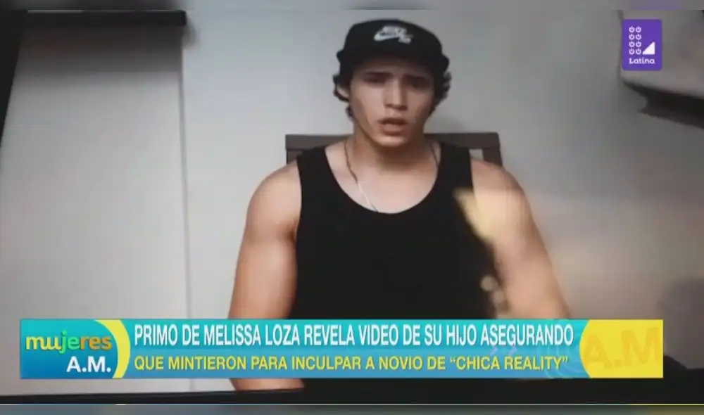 Familiar de Melissa Loza habla sobre su presunta relación con las drogas