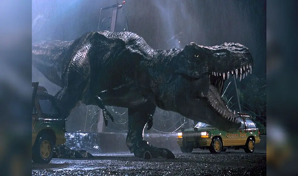 El T-Rex es uno de los protagonistas de Jurassic Park. Créditos: Universal Studios