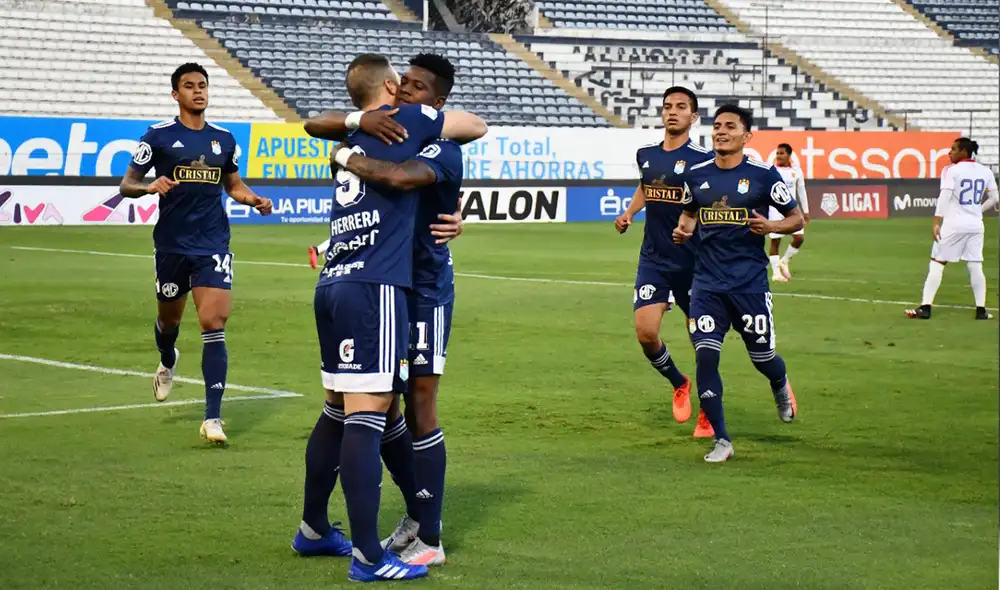 Los celestes sumaron su tercera victoria consecutiva. Foto: Twitter Liga 1