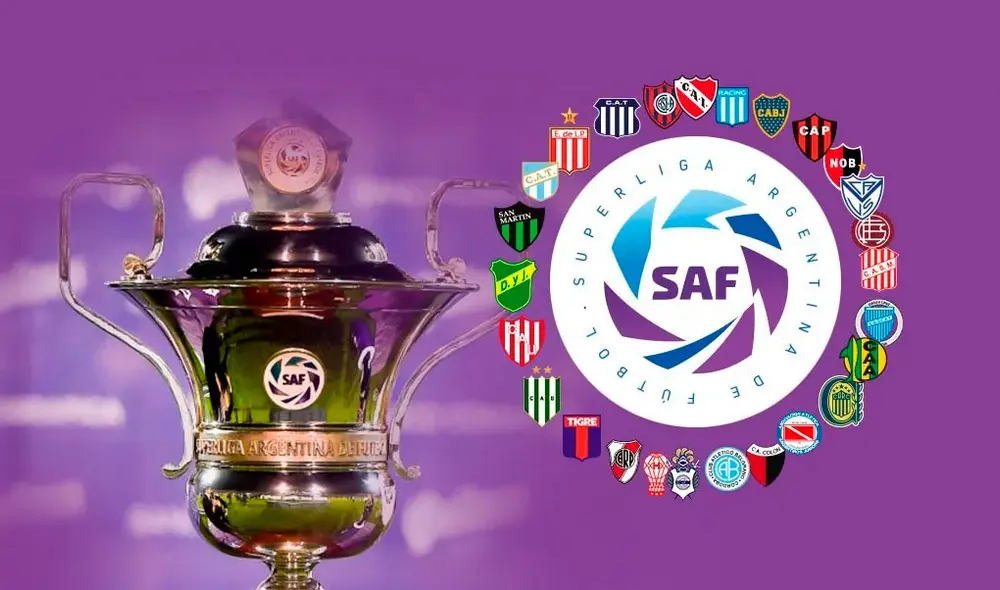 Así marcha la tabla de la Superliga Argentina. Foto: Difusión