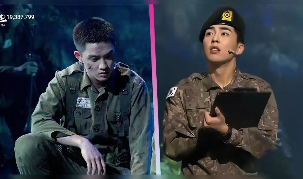 Integrantes de EXO se reunieron en un mismo escenario por primera vez luego de su ingreso al servicio militar Integrantes de EXO se reunieron en un mismo escenario por primera vez luego de su ingreso al servicio militar