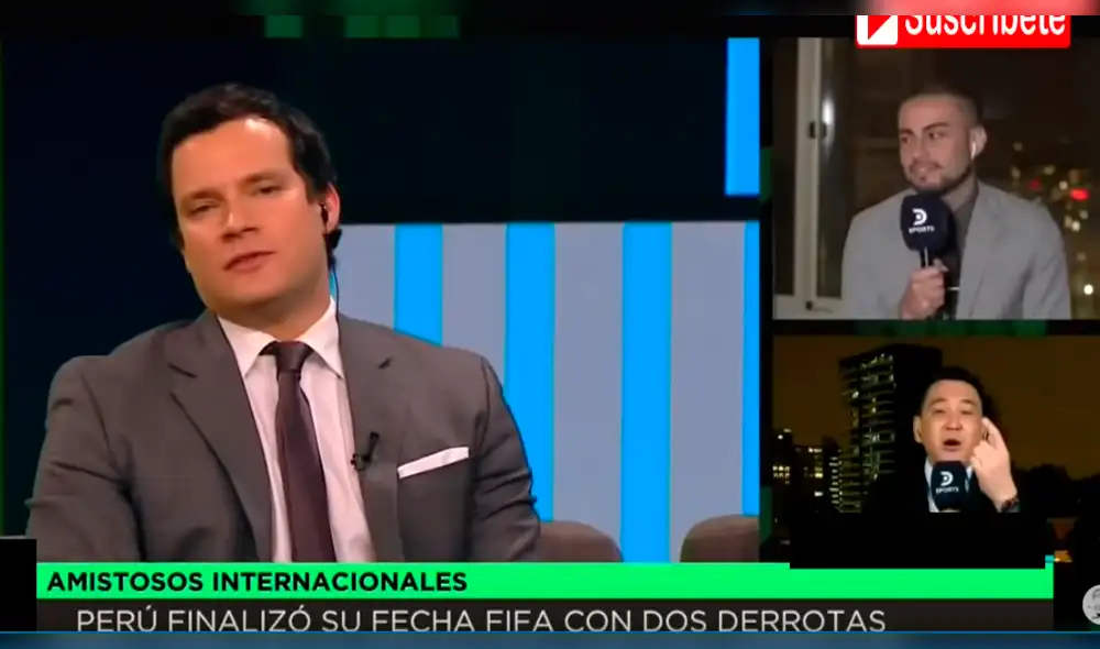 Periodista peruano discutió con panelistas de DirecTV por derrotas de la 'Bicolor' en fecha FIFA Periodista peruano discutió con panelistas de DirecTV por derrotas de la 'Bicolor' en fecha FIFA