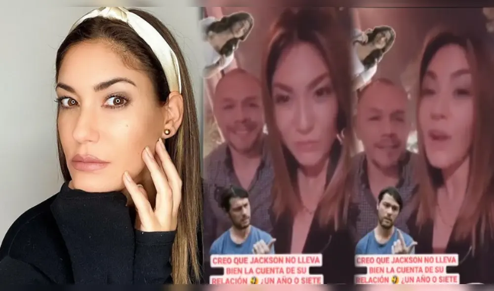 Tilsa Lozano tiene curiosa reaccionar al enterarse que Jackson Mora no sabe cuántos meses llevan de relación