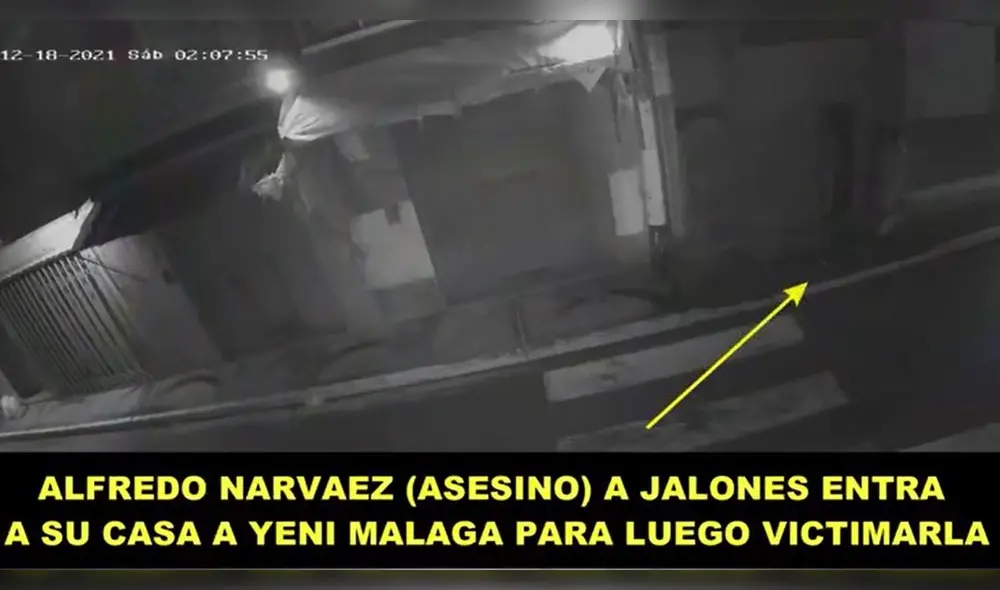 Video muestra todo lo que hizo el principal sospechoso del crimen de Yeni. Foto: captura video Radio Altura