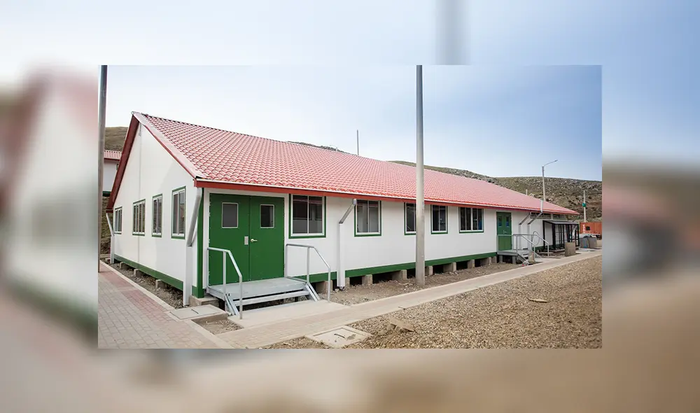 Una de las construcciones modulares en nuestro país. Una de las construcciones modulares en nuestro país.