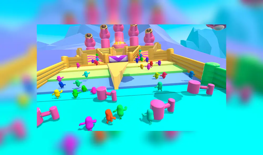 Fall Guys ha demostrado no ser solo una moda y así lo demuestran sus cifras en Twitch donde arrasó y dejó detrás a Fortnite, Call of Duty, Valorant, LoL y más. Imagen: Mediatonic.