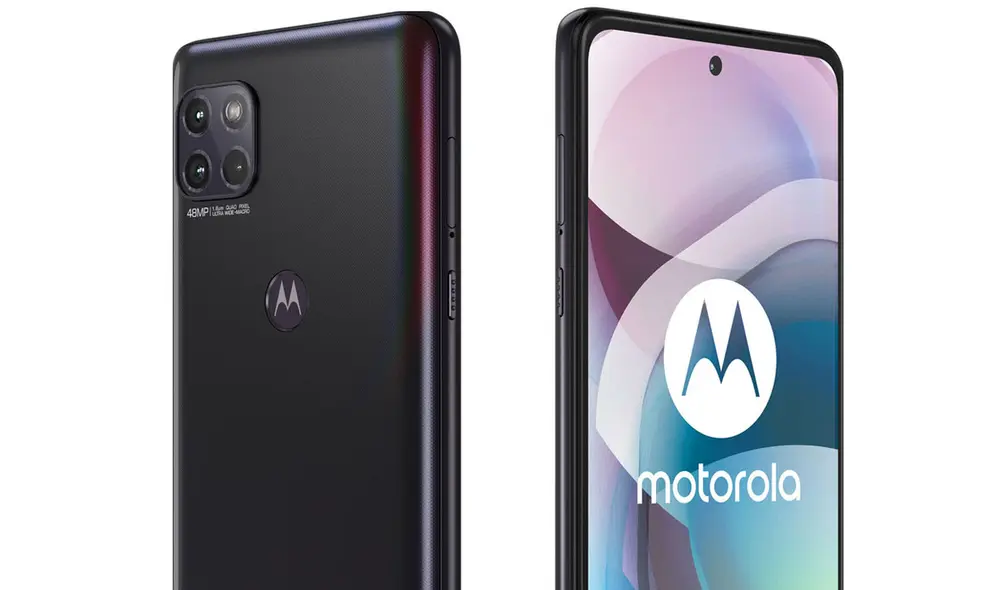 El Moto G 5G llega con una pantalla de 6,7 pulgadas. Foto: Motorola El Moto G 5G llega con una pantalla de 6,7 pulgadas. Foto: Motorola