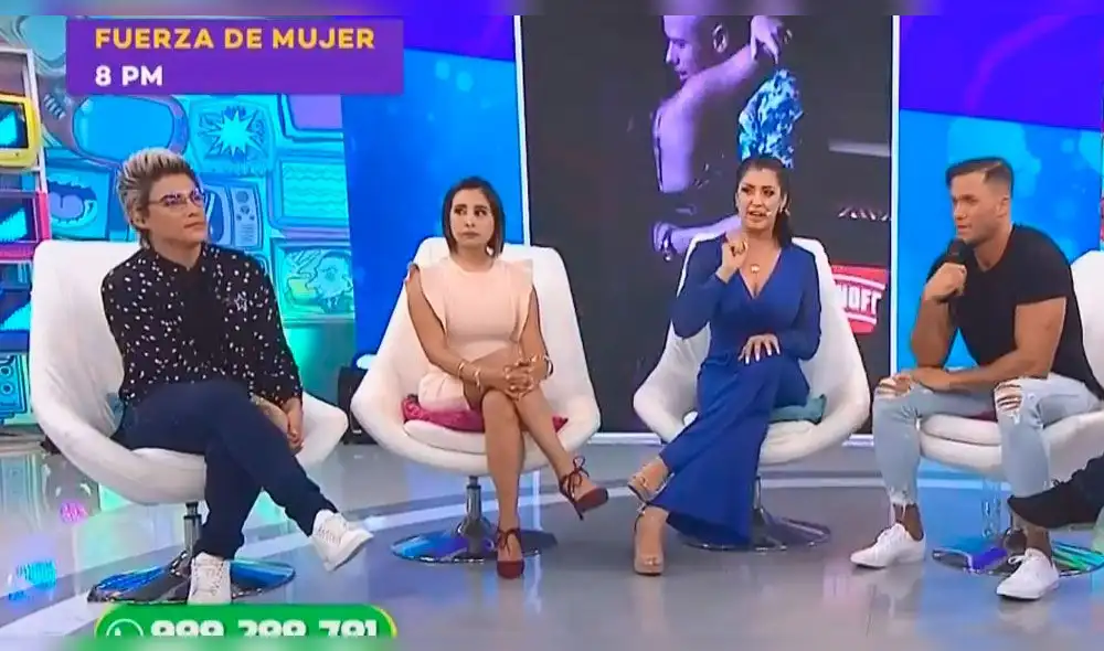 Fabio Agostini encara a Vania Bludau