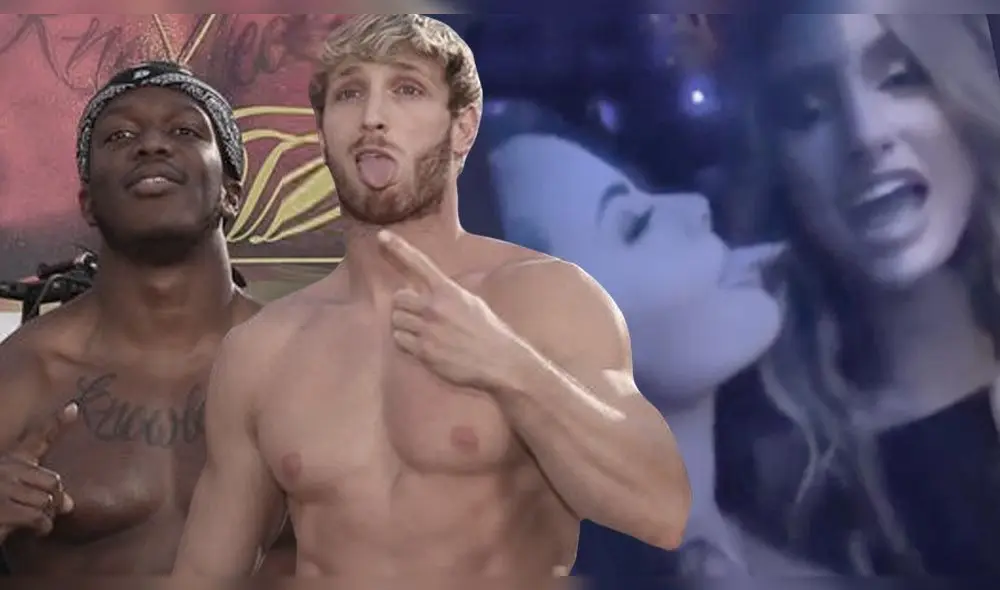 Pelea de youtubers empezó con beso de Julia Rose, modelo expulsada de la MBL por mostrar los senos en un partido. Fuente: Instagram