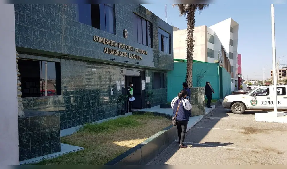 Chofer fue llevado a la comisaría.