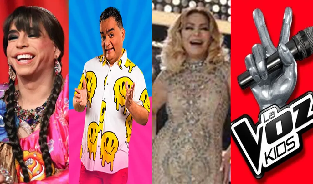 Los programas más vistos del fin de semana se disputan el primer lugar en preferencia del público. Foto: composición LR/ América TV/ ATV/ Latina