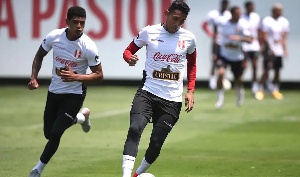 Christofer Gonzáles iniciaría las acciones ante Brasil en reemplazo de Christian Cueva. Foto: FPF