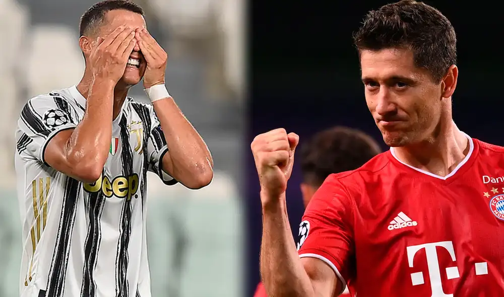 Robert Lewandowski es el actual goleador de la Champions League 2020 con 15 goles. (FOTO: AFP/Composición La República).