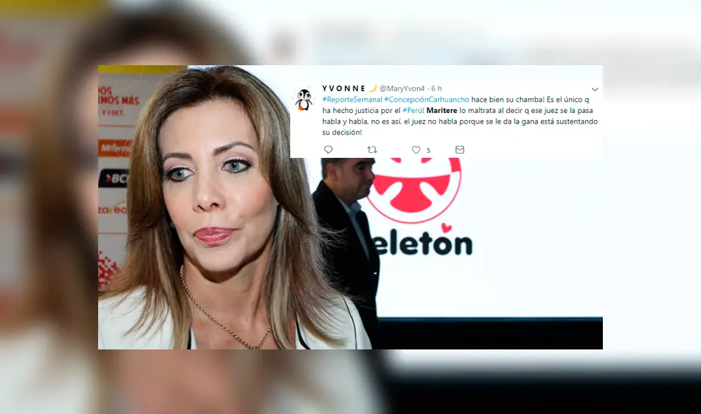 Maritere Braschi objeto de críticas por comentario contra Concepción Carhuancho [VIDEO]