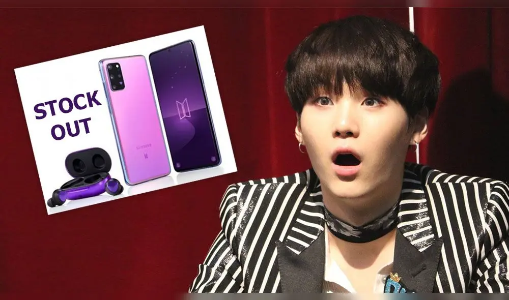 El celular con diseño inspirado en BTS superaba los 4.000 soles. Foto: composición Naver
