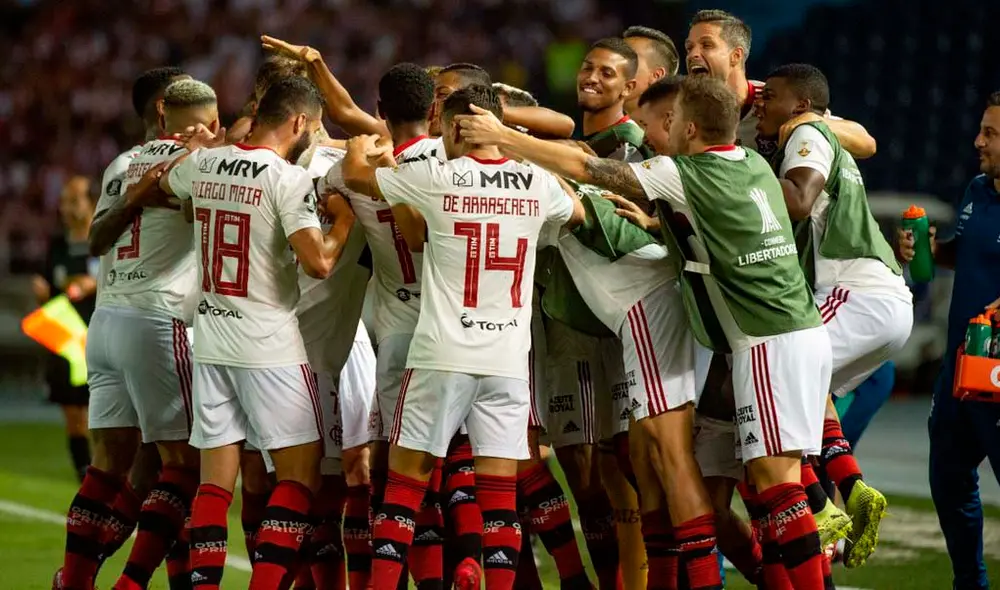 Flamengo se impuso a Junior por 2-1 en la primera fecha del grupo A de la Copa Libertadores. Foto: Flamengo. Flamengo se impuso a Junior por 2-1 en la primera fecha del grupo A de la Copa Libertadores. Foto: Flamengo.