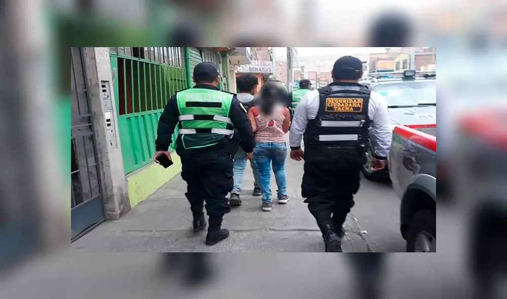 Serenos de Tacna pusieron a buen recaudo a adolescente.