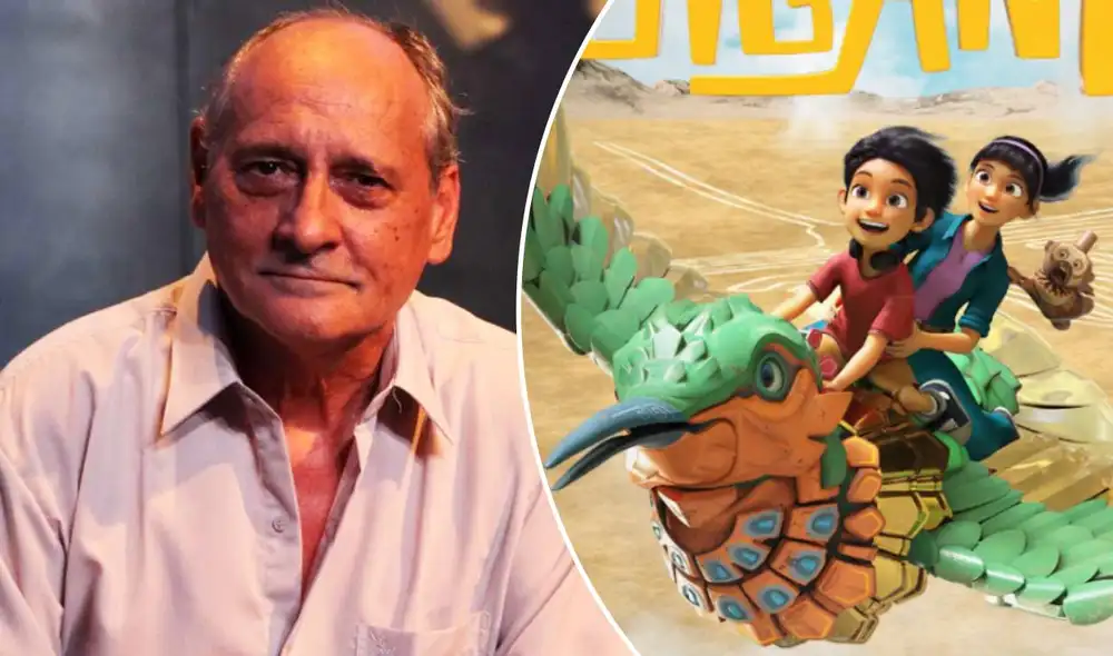 Gustavo Bueno debuta en el cine de animación con la película peruana "Una aventura gigante", la cual se estrena pronto a niven nacional. Foto: composición/América TV