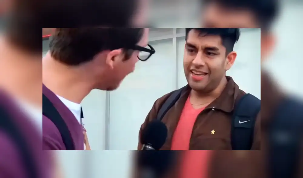 YouTube viral: sereno de San Isidro impide que youtuber peruano coloque 'estrellitas' a transeúntes [VIDEO]