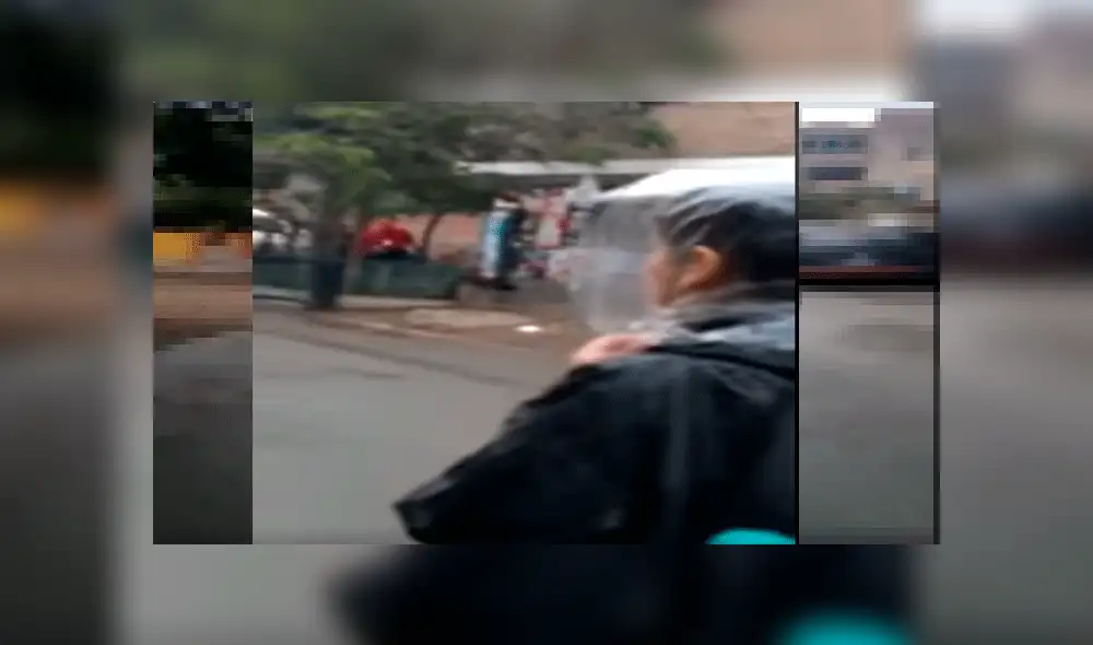 Facebook: Peruana utiliza peligroso método para evitar que la llovizna no 'destruya' su peinado [VIDEO]