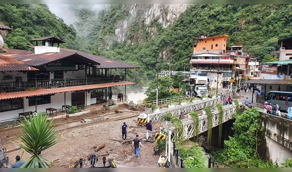 Las intensas lluvias habrían provocado el desborde del río Alcamayo. Foto: Municipalidad de Ollantaytambo