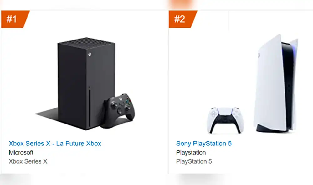 Las unidades de PS5 se agotaron en poco tiempo, pero habrían llegado en menor cantidad que la Xbox Series X. Imagen: Amazon.