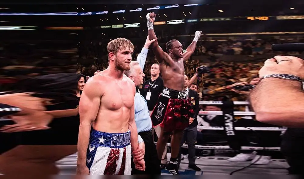 Pelea de KSI vs Logan Paul inició con ardiente beso de dos modelos [VIDEO]