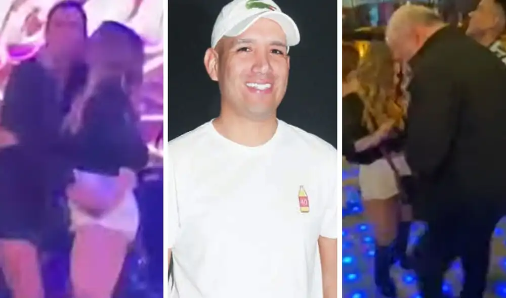 Integrantes de "Esto es guerra" disfrutaron del cumpleaños de Peter Fajardo. Foto: captura ATV