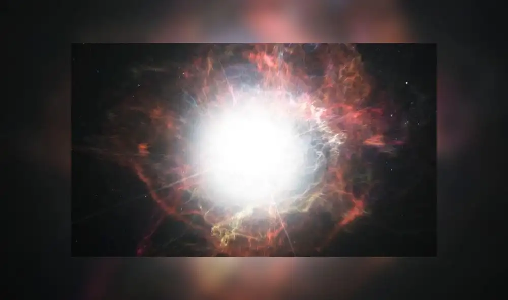 Imagen de una supernova, uno de los fenómenos más brillantes del universo.