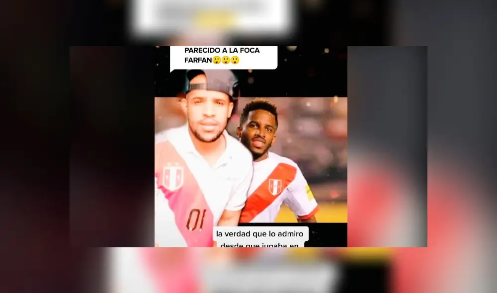 Desliza las imágenes para ver el increíble parecido que tiene este joven con el futbolista peruano Jefferson Farfán. Foto: José Alex Sánchez/TikTok