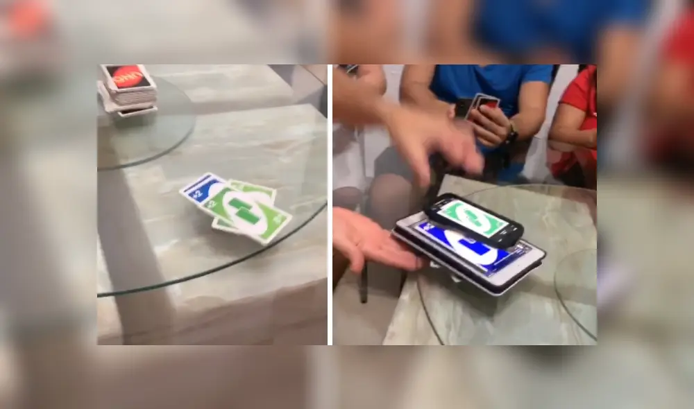 Desliza las imágenes para ver más sobre este divertido 'truco' de una familia para jugar UNO. (Foto: captura) Desliza las imágenes para ver más sobre este divertido 'truco' de una familia para jugar UNO. (Foto: captura)