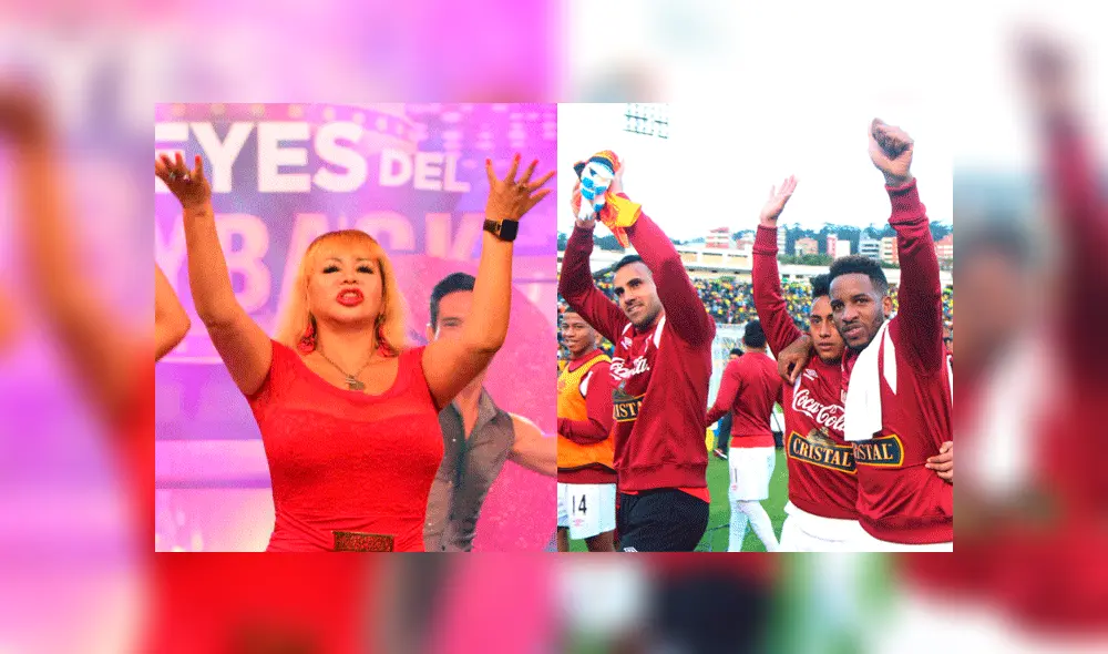 Susy Díaz y su foto en topless tras triunfo de Perú ante Ecuador