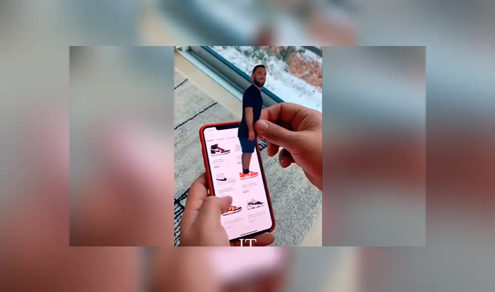 Desliza las fotografías para ver el increíble ‘truco’ que usó este joven para comprar zapatillas por Internet. Foto: Captura: TikTok Desliza las fotografías para ver el increíble ‘truco’ que usó este joven para comprar zapatillas por Internet. Foto: Captura: TikTok