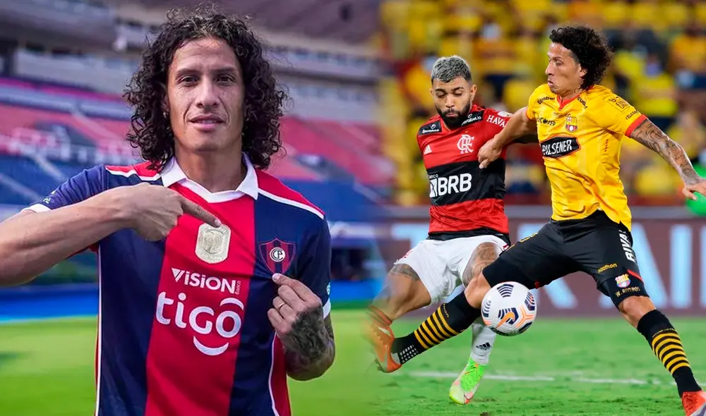 El defensa de 30 años llegaría procedente de Cerro Porteño, pero con carta pase de Barcelona de Guayaquil. Foto: Composición LR/Cerro Porteño/Barcelona SC