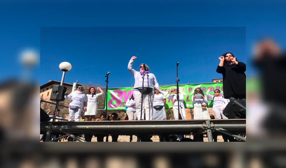 Día de la Mujer en España: miles de personas se manifiestan en Palma por la igualdad de derechos