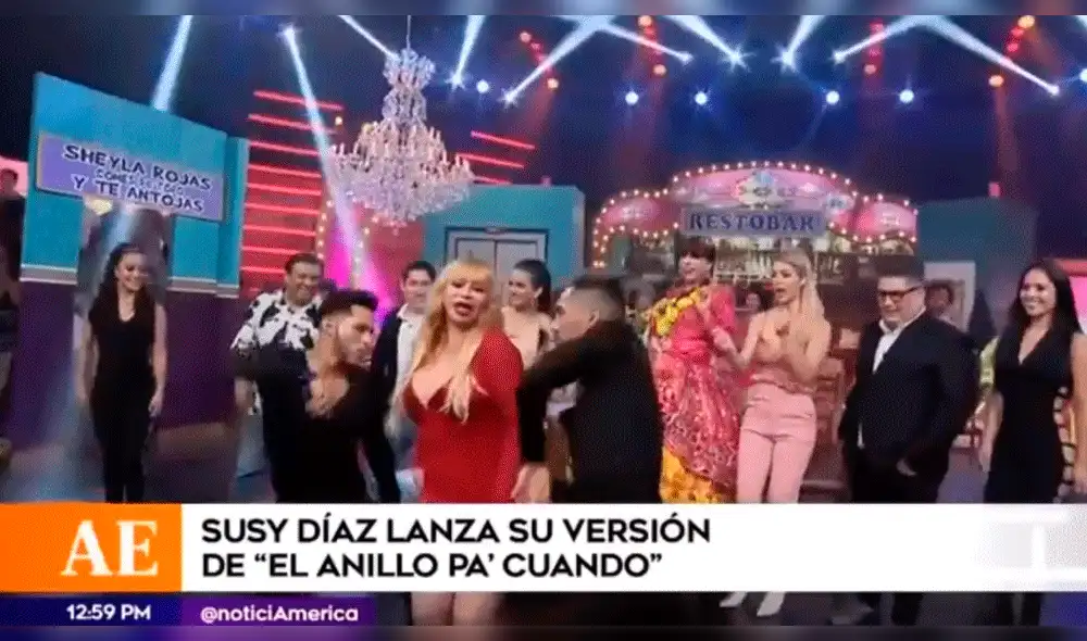 Susy Díaz generó polémica con versión de conocido tema de Jennifer Lopez