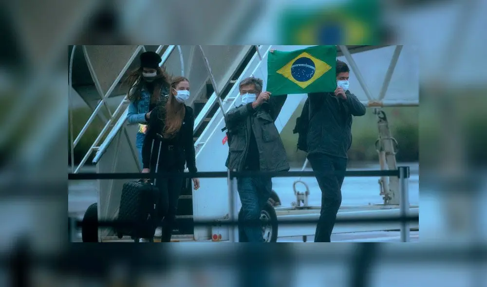 Llegan a Brasil  34 repatriados de Wuhan por coronavirus [FOTOS Y VIDEO]