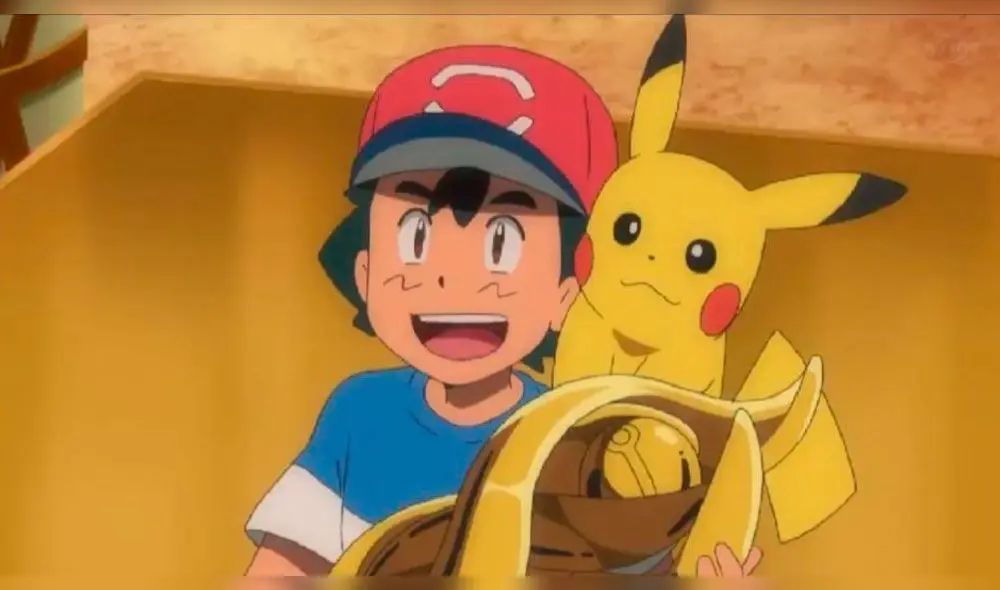 Tras vencer a Gladion, Ash se alza con la Liga de la Región Alola. Foto: Facebook