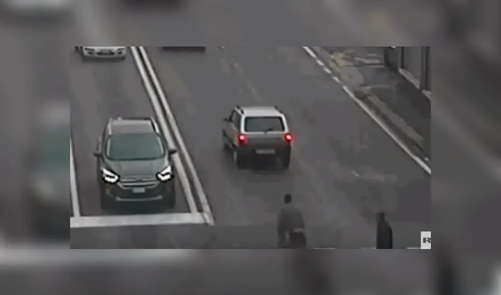 La policía revisó las cámaras de seguridad y descubrieron lo que en realidad había sucedido. Foto: captura