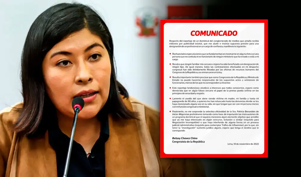 La Fiscalía abrió una investigación preliminar contra Betssy Chávez por los presuntos delitos de negociación incompatible o aprovechamiento del cargo y tráfico de influencias agravado. Foto: composición Gerson Cardoso/La República