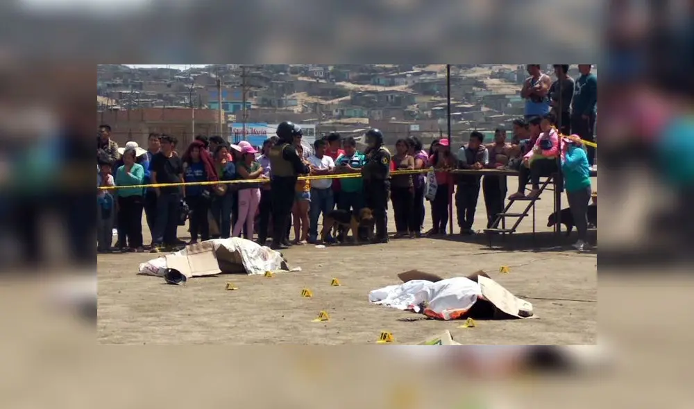 Los sujetos huyeron de la escena del crimen. Foto: La República. Los sujetos huyeron de la escena del crimen. Foto: La República.