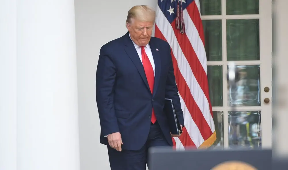Trump declara el estado de emergencia por la pandemia del coronavirus. Foto: AFP. Trump declara el estado de emergencia por la pandemia del coronavirus. Foto: AFP.