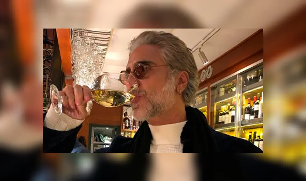 Alejandro Fernández empezó a hablar de manera extraña y arrastrando las palabras en una entrevista. (FOTO: Instagram)