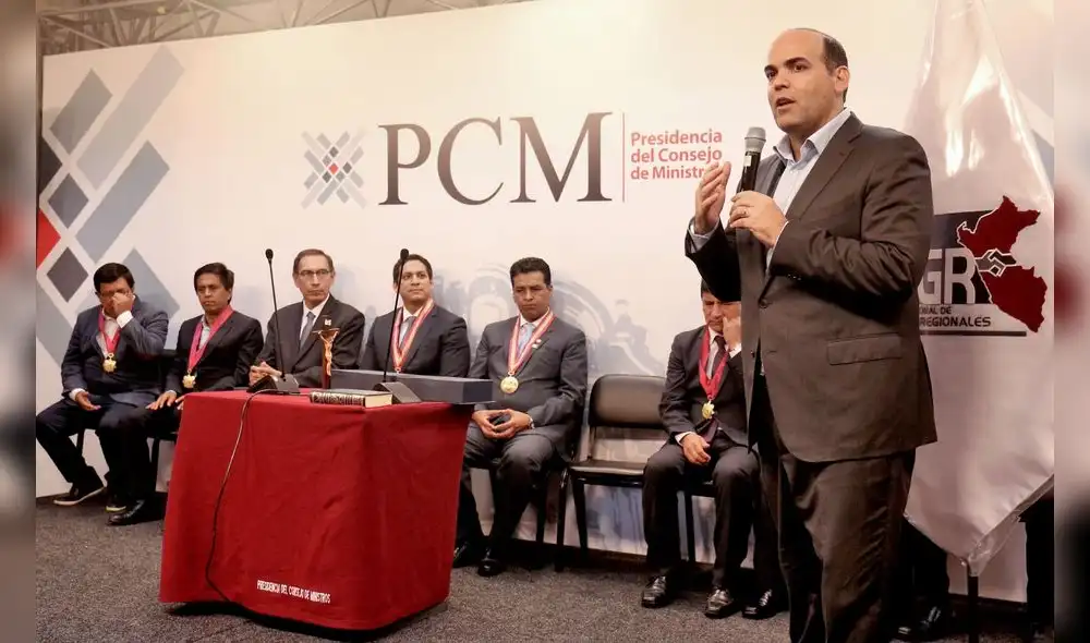 Presidente de Asamblea de regiones ofrece acelerar la descentralización del país