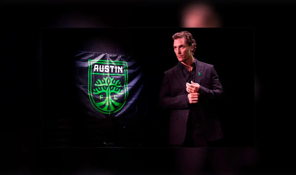 Matthew McConaughey encabeza directiva de Austin FC.