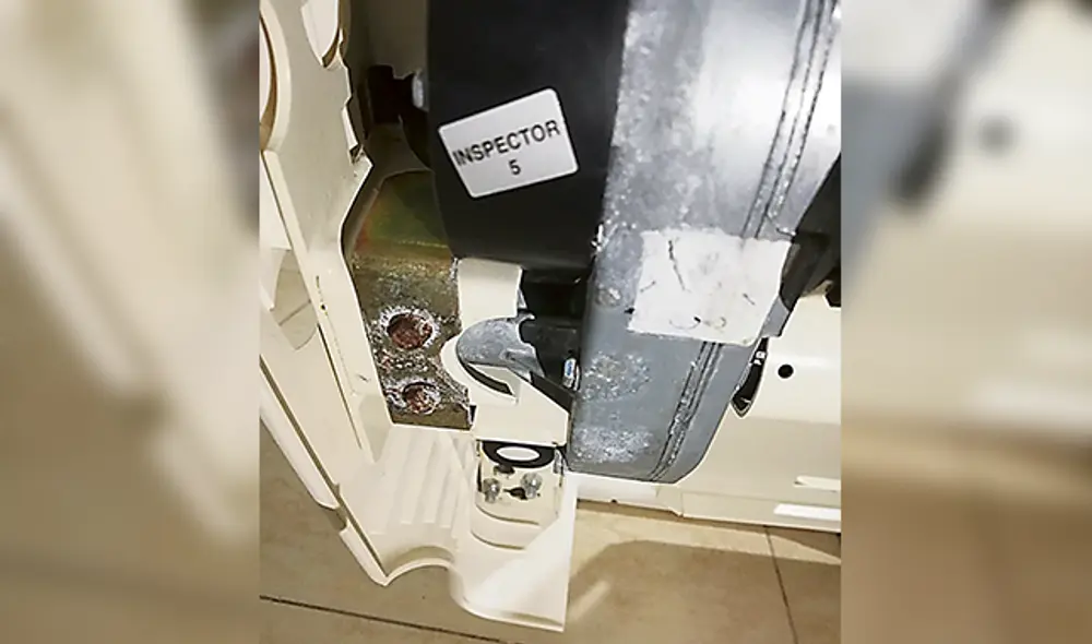 Detalle de cama oxidada.