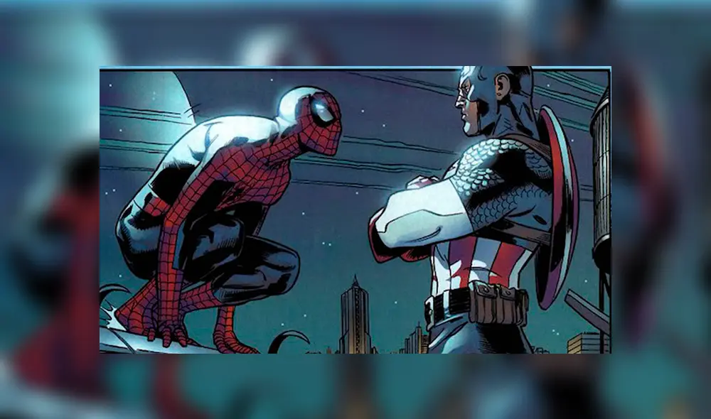 Spiderman Capitan America