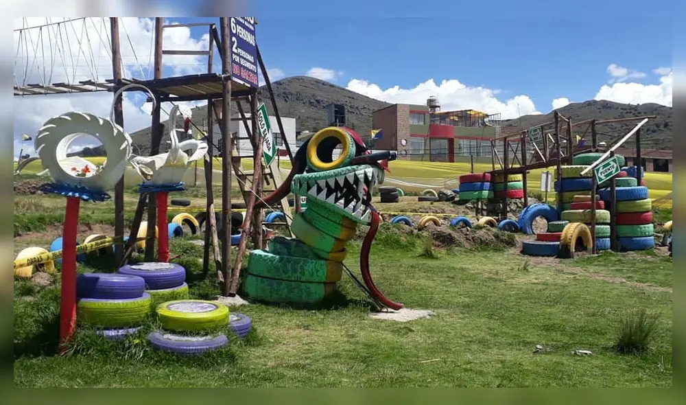 Parque se encuentra ubicado al sur de la ciudad de Puno